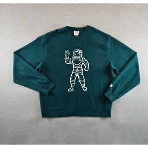 Billionaire Boys Club Sweater  Mens 3XL (Fits 2XL) Green BBC Ice Cream Astronaut